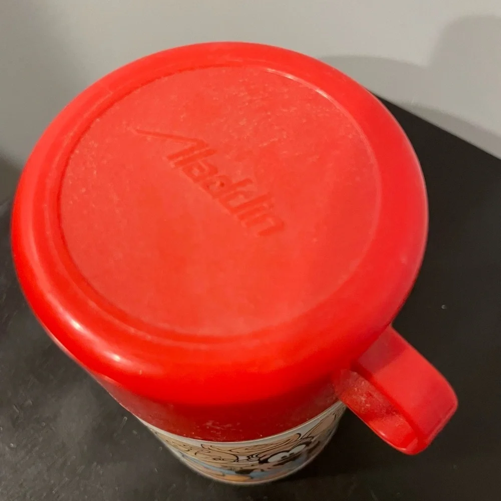 Disney Vintage Thermo Flask Aladdin Mickey Mouse, Goofy and Donald Duck Pirate